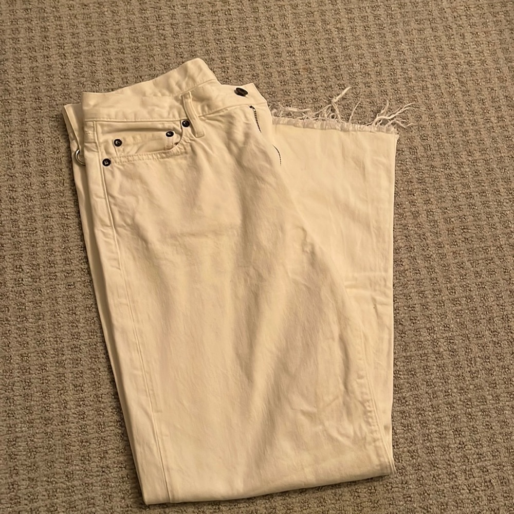 Simon Miller White jeans with fringe. Size 29 worn once